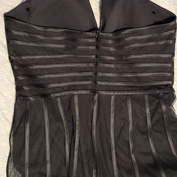 Cartise black mesh overlay dress gown size 12 - Picture 7 of 7